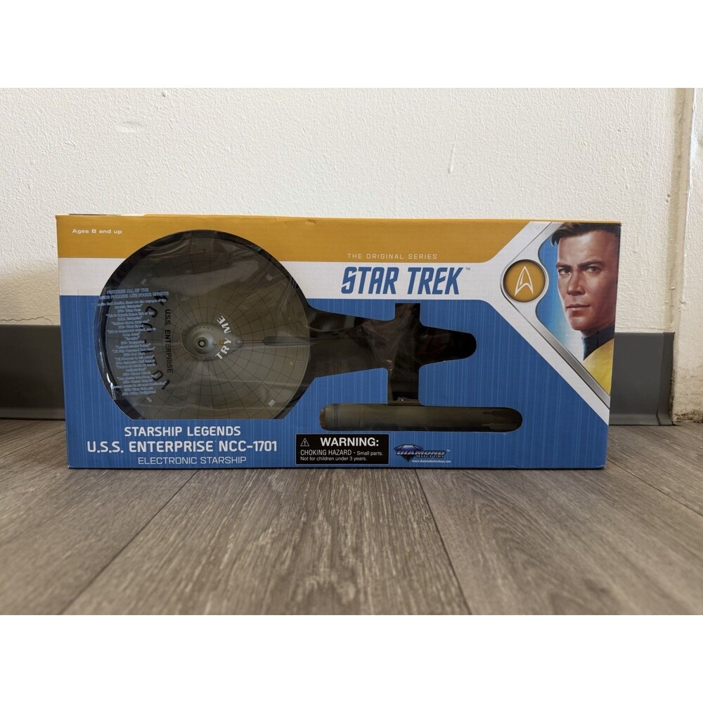 U.S.S. Enterprise NCC-1701 Electronic STAR TREK Art Asylum Diamond Mirror New